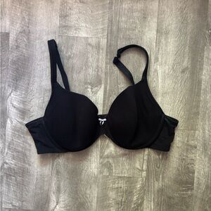 Cacique Black Women's Bra with Bow Accent